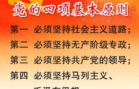 四项基本原则包括哪些内容,四项基本原则名词解释图4
