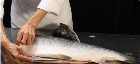 三文鱼刺身需不需要洗，三文鱼刺身中间白色脂肪层，有黑色的小点点，或者条状的东西，那是什么?卖家说是淤血，是撞的，有懂的吗？图6