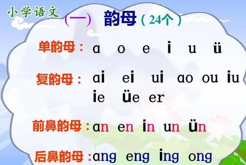 24复韵母有哪些