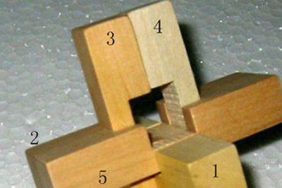 ​十字鲁班锁解法