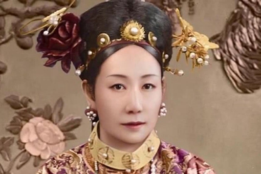 慈禧年轻时照片复原 竟然是个大美女?