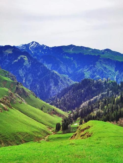 第一天：天山大峡谷-伊犁口岸-巩乃斯草原-红柳沟-赛里木湖-伊犁河谷