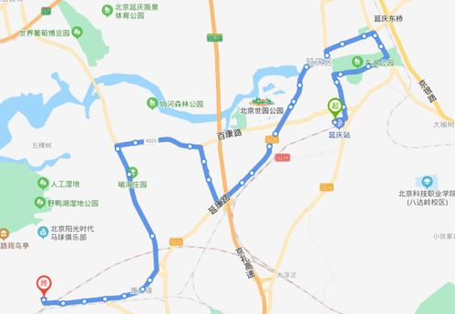 2、公交路线:S1/109/109路在延庆北站下车