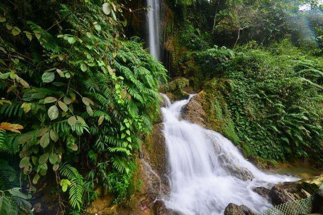 6、巴马的水帘洞，它是广西第一高桥，也是世界上最高的瀑布。