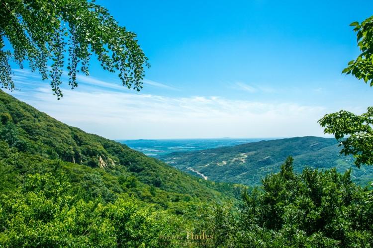 3、然后去小红山，山顶上看云和阳光。