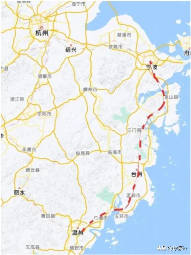 甬台温高铁复线走向图最新消息（浅析甬台温高铁路线规划）(1)