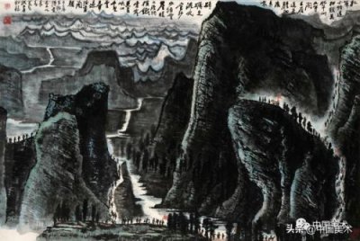 ​李可染山水画作品_李可染山水画技法解析