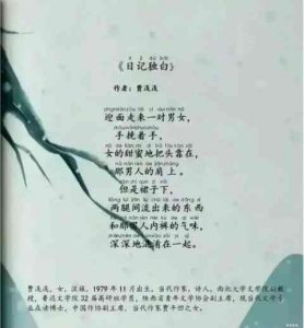 ​贾平凹女儿贾浅浅的诗全集（本人回应《黄瓜》非她所写）