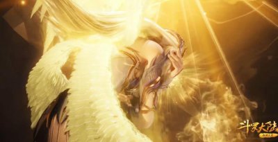 ​千仞雪和唐三（千仞雪恢复真身的时候）