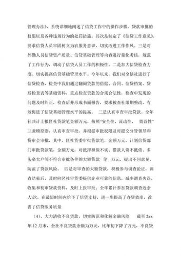 信用社信贷工作总结范文大全,信用社贷款工作总结-第1张图片-