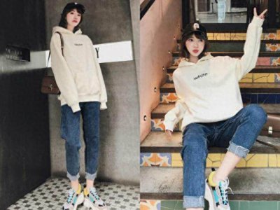 ​宽松卫衣搭配这4种下装最好看，不仅减龄还显瘦！