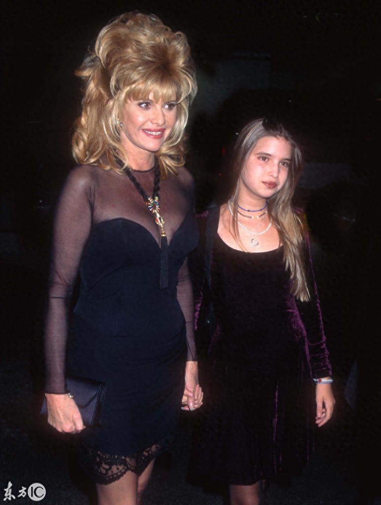 1988年到1998年,10年间的特朗普和家人,伊万卡13岁就很漂亮