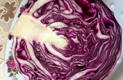 ​紫甘蓝炒鸡蛋，先炒蛋再炒菜，健康养生有营养，酸辣爽口又下饭