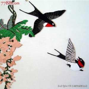 ​手工布艺贴画制作教程（DIY手工制作：布艺拼布画，布贴画（有教程））