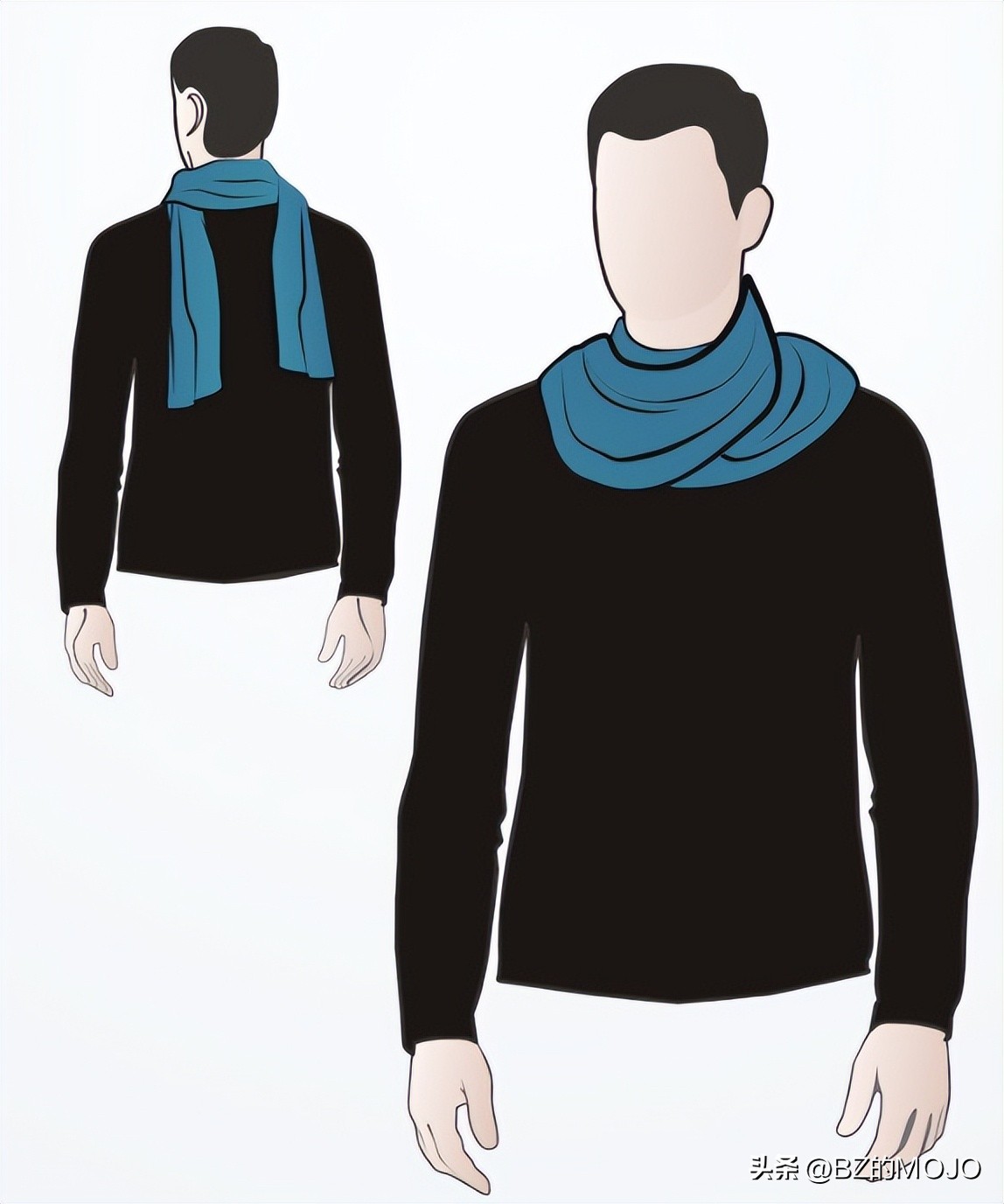 0种男士围巾打法