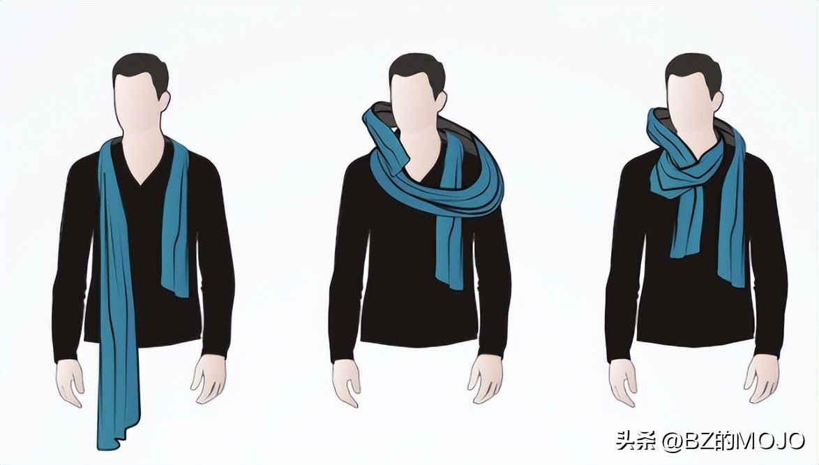 0种男士围巾打法