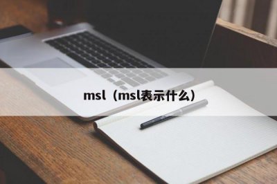​msl（msl表示什么）