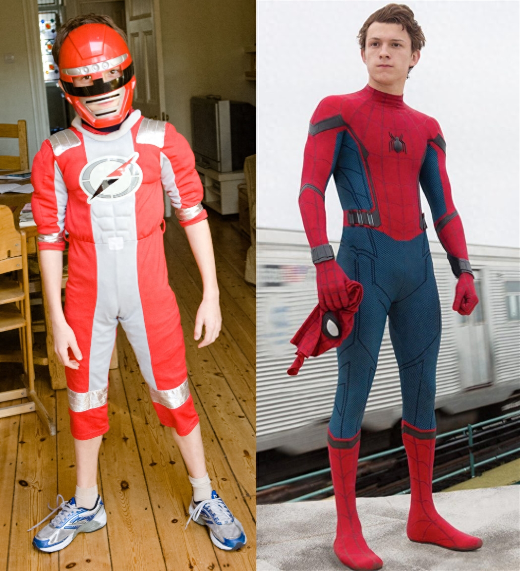 《蜘蛛侠:英雄归来》汤姆·霍兰德的可爱童年照