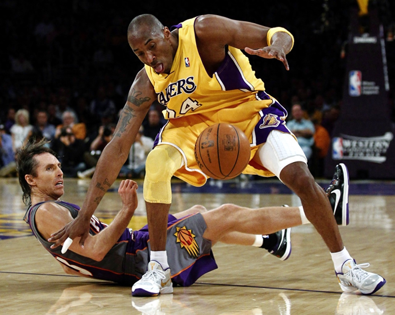 湖人科比布莱恩特2010年5月27日西部总决赛对菲尼克斯太阳纳什