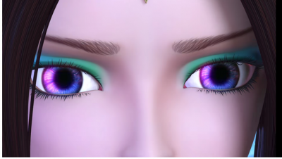 ​特异瞳孔紫色瞳孔