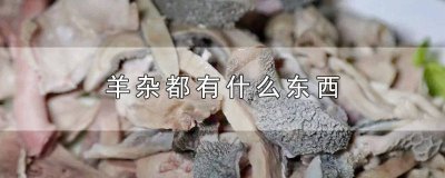 ​羊杂的图片 羊杂是什么东西