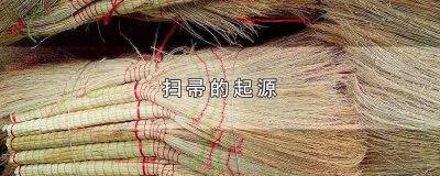 ​扫帚的历史变迁 扫帚起源于何时