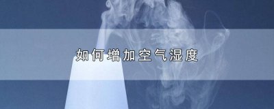 ​如何增加空气湿度到90度以上 空气湿度90怎么办