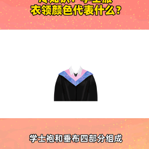 ​学士服领子颜色分类（学士服领带颜色分类）