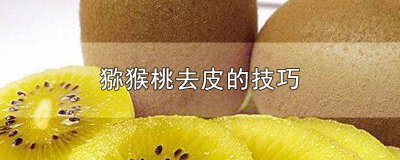​如何猕猴桃去皮 猕猴桃怎么快速去皮
