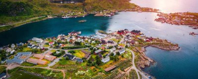 ​佛罗敦群岛的地理位置 挪威北部的罗弗敦群岛