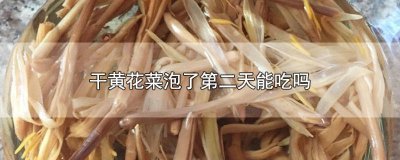 ​干黄花菜泡了一天了还能吃吗 干黄花菜泡两天能吃吗