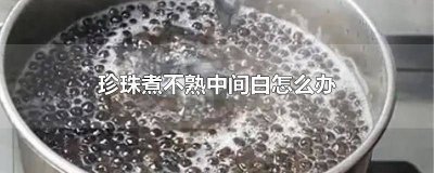 ​为什么珍珠煮出来是白色的 珍珠煮了很久还是白色