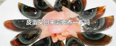 ​皮蛋买回来要煮吗? 皮蛋买回来用煮吗