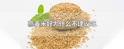 ​燕麦什么人不宜吃 什么样的人不适合吃燕麦米