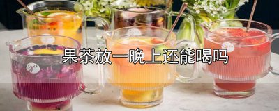 ​果茶放了一天一夜还能喝吗有毒吗 放了一夜的果茶还能喝吗