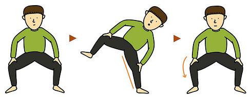 腿腰酸痛怎么办 相扑体操10功能