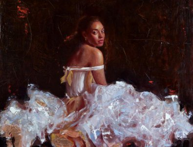 ​自学成才的女画家，画出“真正”的美女，出乎人们的意料