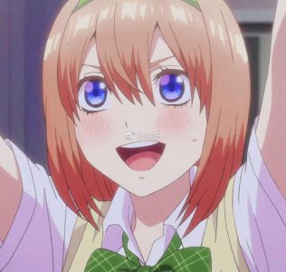 ​自截动漫头像:单纯的运动系元气妹妹中野四叶♡