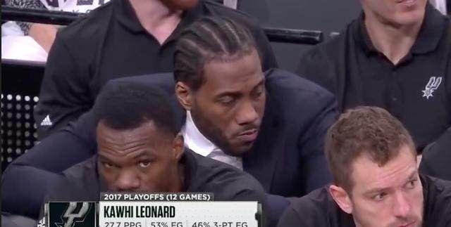 有一种眼神叫莱昂纳德, 有一种悲情叫马刺