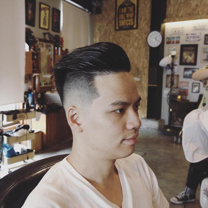 男士潮流发型，三面推光的今年很流行