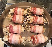 香煎培根金针菇卷的做法