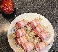 香煎培根金针菇卷的做法