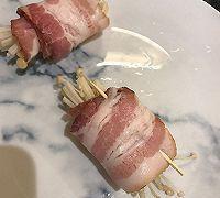 香煎培根金针菇卷的做法