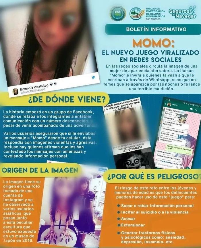 从都市传说变成下一个蓝鲸游戏，“momo女孩”会诱导孩子自杀？！