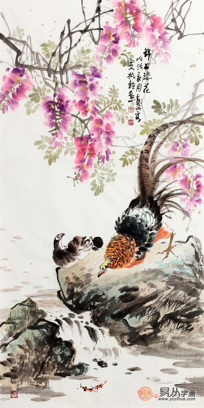 国画花鸟画常见题材——公鸡图欣赏