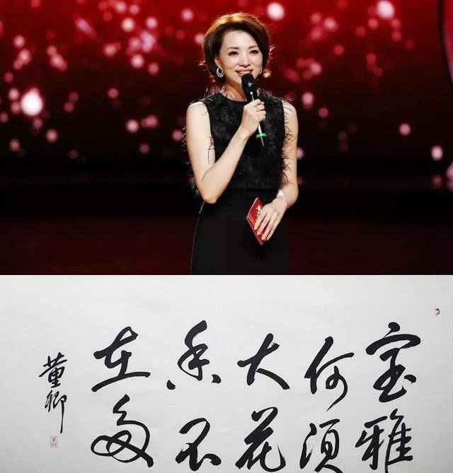 孙俪大晒书法被赞真才女!没想到董卿杨幂也写得一手好字