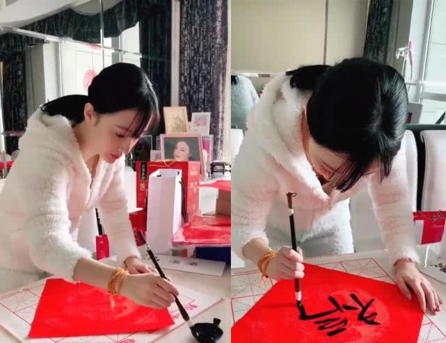 孙俪大晒书法被赞真才女!没想到董卿杨幂也写得一手好字