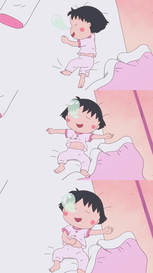 「2k超清壁纸」樱桃小丸子超可爱高清手机图片壁纸