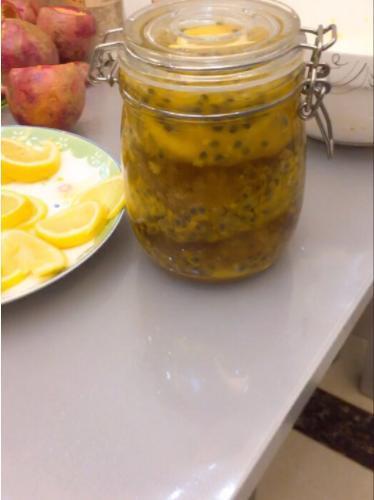 百香果柠檬蜂蜜茶制作分享,学会自己做起来!