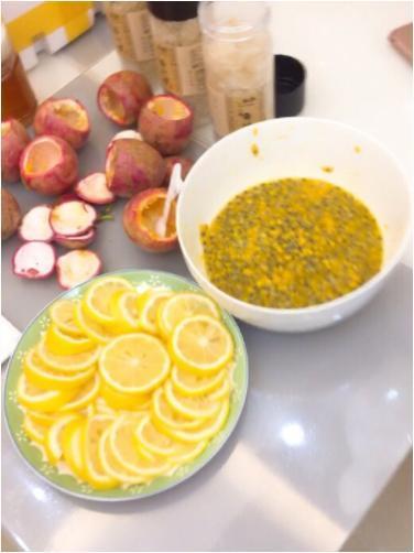 百香果柠檬蜂蜜茶制作分享,学会自己做起来!